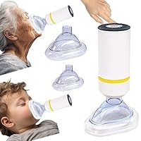 CPR Mask Without Oxygen Port,Anti Choking Device,OTC Version,for Adult and Child,Home Use,Portable Airway Suction Device,Electric Choke Reliever