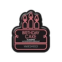 Wicked Sensual Care Water Based Lubricant - .1 oz Birthday Cake