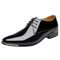 Men's Formal Dress Shoes and Pointed Style Shoes Mens Business Classical Leather Casual Men's Leather Shoes Dress Shoes for Men Loafers Gold