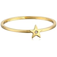 Syd by SE Star Ring with Burnished Diamond