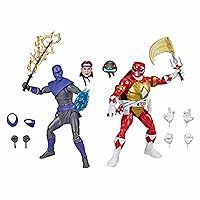 Power Rangers X TMNT Foot Soldier and Red Ranger Figures