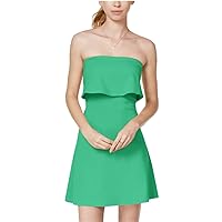 Junior Off-Shoulder Sheath Dress, Green, X-Small