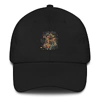 Pi Day 3.14 Crypto Bitcoin Math Lover Sketch Dad Cap