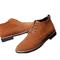 Casual Men's Leather Shoes Men's Front Strap Low Heel Matte Leather Shoes