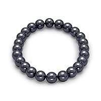 8mm Hematite Bead Stretch Bracelet Jewelry for Women