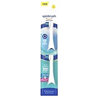 Spinbrush Smart Clean Kids Replacement Heads, Soft Bristles, 2-Pack