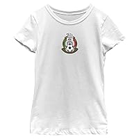 Fifth Sun Kids' Mexican Soccer Logo Girls Short Sleeve Tee Shirt