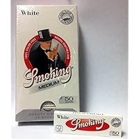 White Medium Cigarette Rolling Papers 78 x 44 (25)