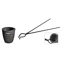 No 3-4 Kg Clay Graphite Foundry Crucible Kit w/ 19