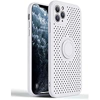 Case for Apple iPhone 11Pro, Shockproof Heat Dissipation Silicone Cover iPhone 11 Pro 5.8 Inch Camera All-Inclusive Phone Shell (Color : White)