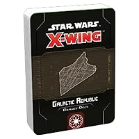 Star Wars X-Wing 2nd Edition Miniatures Game Galactic Republic DAMAGE DECK - Strategy Game for Adults and Kids, Ages 14+, 2 Players, 45 Minute Playtime, Made by Atomic Mass Games