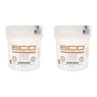 Eco Style Krystal Styling Gel - Adds Body and Shine to all Styles - Moisturizes and Maintains Healthy Hair - Strong, Weightless Hold - Ideal for any Hair Type and Color - Leaves No Residue - 8 oz