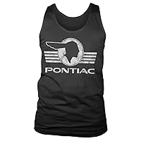 Pontiac Officially Licensed Retro Logo Mens Tank Top Vest