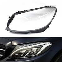 Car Headlight Shell Cover Replacement for Benz W205 C180 C200 C260L C280 C300 2015~2018 (Driver Side)