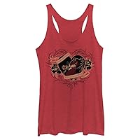 Disney Villains Hunting for Valentines Women's Racerback Tank Top