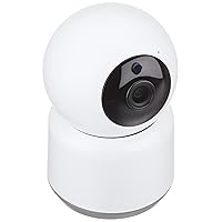 Kashimura Indoor KJ-182 Network Camera, Smart Home Camera, Oscillating Compatible, Full HD, Smartphone Remote Control, Constant Recording, Two-Way Calls, Motion Detection, Infrared Night Vision Mode, For Pet / Security / Surveillance / Nursing Care/ Surveillance / Monitoring / Monitoring / Monitoring / Monitoring Up to 4 Devices Simultaneously