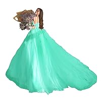 2023 Champagne Quincenera Dresses Off The Shoulder Princess Dresses Elegent Prom Ball Gowns with Train