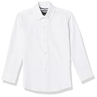 a.x.n.y Boys' Slim Fit Super Stretch Solid Button Down Shirt