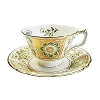 Royal Crown Derby Green Derby Panel Tea Cup Saucer [Parallel Import]