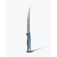 Benchmade - Fishcrafter 18010 Outdoor Knife with Depth Blue Santoprene Handle and 7