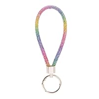 Crystal Phone Lanyard Glitter Keychain Bling Wrist Straps Cord Anti-lost Rope Car Keychain Crystal Anti-lost Rope