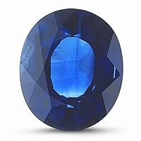 3.25 Cts AA Oval Brilliant Step Cut Natural Dark Blue Sapphire Corundum (1 pc) Loose Gemstone