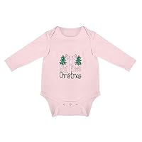Baby Baby Boys And Girls My 1st Christmas Long Sleeves Romper Jumpsuits for Boy and Girl