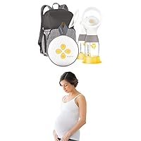 Medela Swing Maxi Electric Breast Pump and Maternity & Nursing Tank - White, X-Large