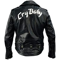 Crybaby Leather Jacket Black Brando Leather Motorcycle Jacket