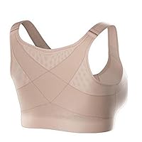 Front Buckle Sports Vest No Underwire Adjustable Bra Running Yoga Exercise Breathable Comfortable Underwear