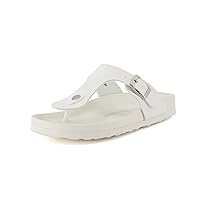CUSHIONAIRE Women's Louie soft footbed Sandal with +Comfort