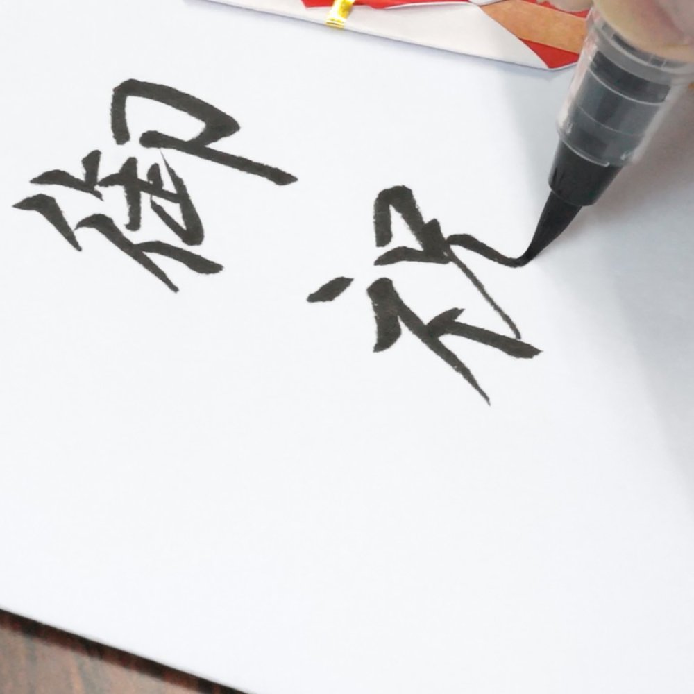 Kuretake brush pen Wu Takemi character Kan-bi-o brush in di XO50-10S
