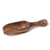 90677 French Olive-Wood Handcrafted Scoop, 7 Inch
