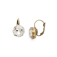Essentials Cushion Cut French Wire Earrings