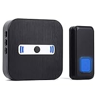 Dingdong Long Distance Electronic Doorbell with Remote Control for Home Use Two to