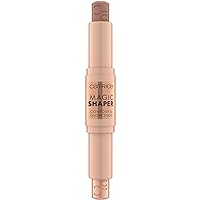Catrice | Magic Shaper Contour & Glow Stick | 2-in-1 Matte Contour & Shimmering Highlight | Face Shaping & Brightening Make Up | Vegan & Cruelty Free | Without Parabens (10 | Light)