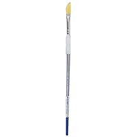 Royal Brush SG190-1/4 in. Royal & Lang Nickel Soft-Grip Dagger Striper Paintbrush, Gold Taklon, 1/4 inch