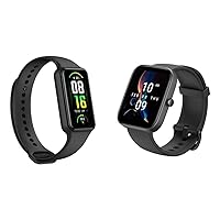 Amazfit Band 7 & Bip 3 Pro Fitness Trackers and Smartwatches