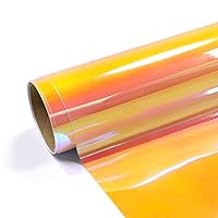 Holographic Yellow Opal Vinyl Adhesive Permanent Vinyl 12in x 5 Ft Roll