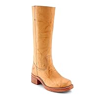 Frye Campus 14L Iconic Tall Boots for Women Crafted from Signature Montana Leather with Goodyear Welt Construction and Stacked Leather Heel – 13” Shaft Height