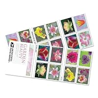 USPS Wild Orchids Flowers Forever Stamps Postal First Class US Postage  Stamps Birthday Wedding Celebration Engagement Anniversary Bridal Shower  (Strip