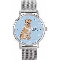 Ladies Beige Labrador Retriever Dog Watch