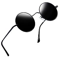 Joopin Hippie Round Sunglasses for Women Men Circle Sun Glasses UV400 Protection