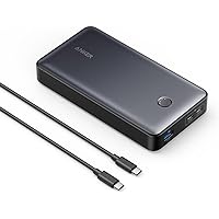 Anker Power Bank, 24,000mAh Portable Charger 65W Battery Pack (PowerCore 24K for Laptop), for MacBook Pro, iPad Pro, iPhone 15/15 Plus/15 Pro/15 Pro Max, iPhone 14 Pro, Apple Watch Series 5