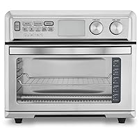 Cuisinart TOA-95 Digital AirFryer Toaster Oven, Premium 1800-Watt Oven with Digital Display and Controls – Extra-Large Capacity, Intuitive Programming and Adjustable Temperature, Stainless Steel