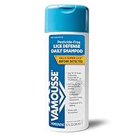 Vamousse Lice Defense Daily Shampoo, Kills Super Lice & Defends Against Infestation, Includes Eucalyptus (10.0 Oz)