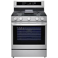 LG LRGL5825F 5.8 Cu. Ft. Stainless Steel Gas Range with Air Fry