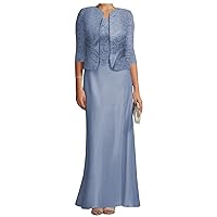 Mother of The Bride Dresses with Jacket for Wedding Long Plus Size Mother of Groom Dress Wedding Guest Gown