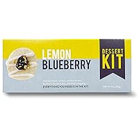 Crackerology Appetizer & Dessert Kits (Lemon Blueberry) Easy Desserts in Minutes - Ready to Eat - Food Gift Box - Charcuterie - Cookies