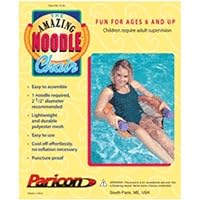 Driveway Games Floating Noodle Chair for Water. Mesh U-Seat Swimming Pool Float , Assorted Colors (N-30)